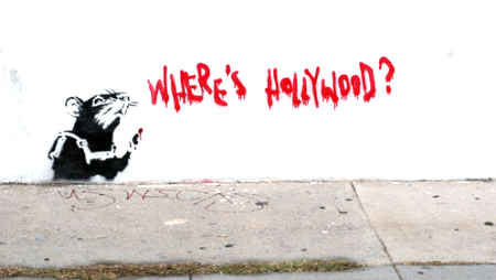 هالیوود کجاست اثر بنکسی where is hollywood