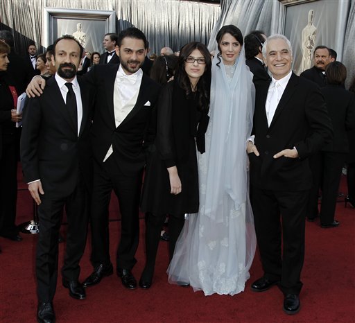 asghar farhadi red carpet oscar 2012