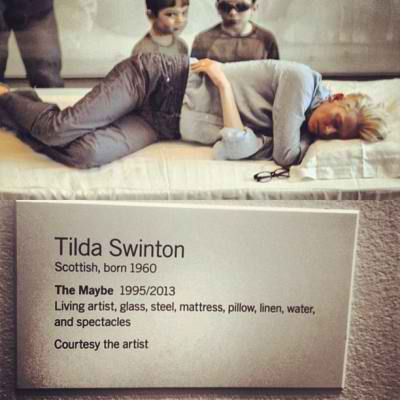 tilda swinton performance art review